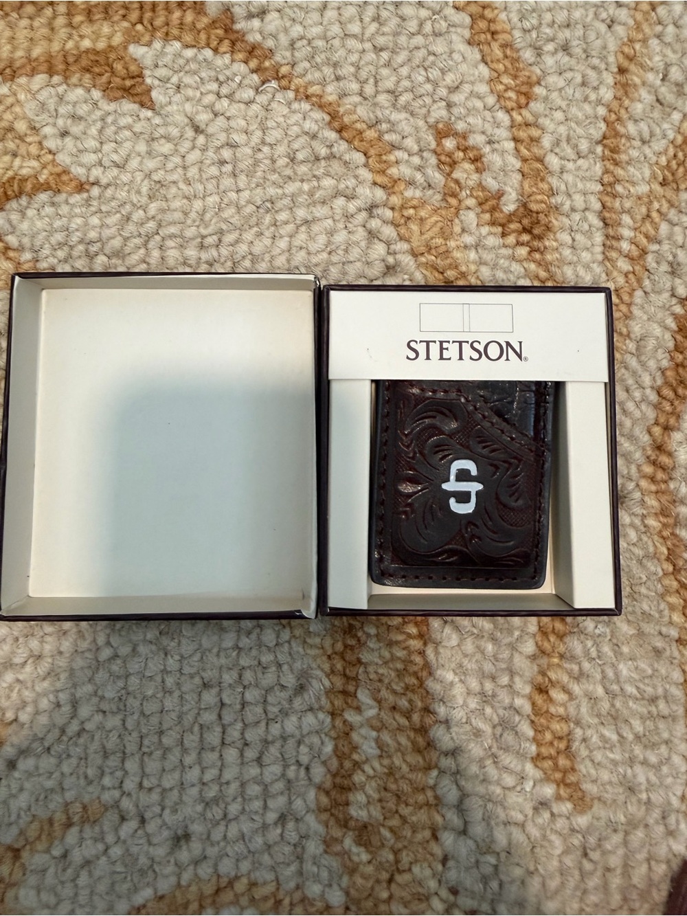 Stetson Leather Money clip